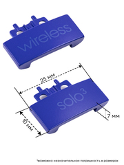 Металлический крепеж Beats Solo 3.0 (Синяя волна)