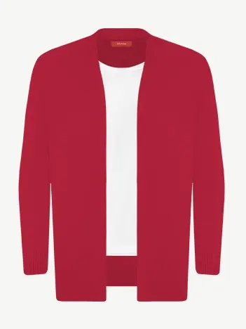 Кардиган с планкой из шелка