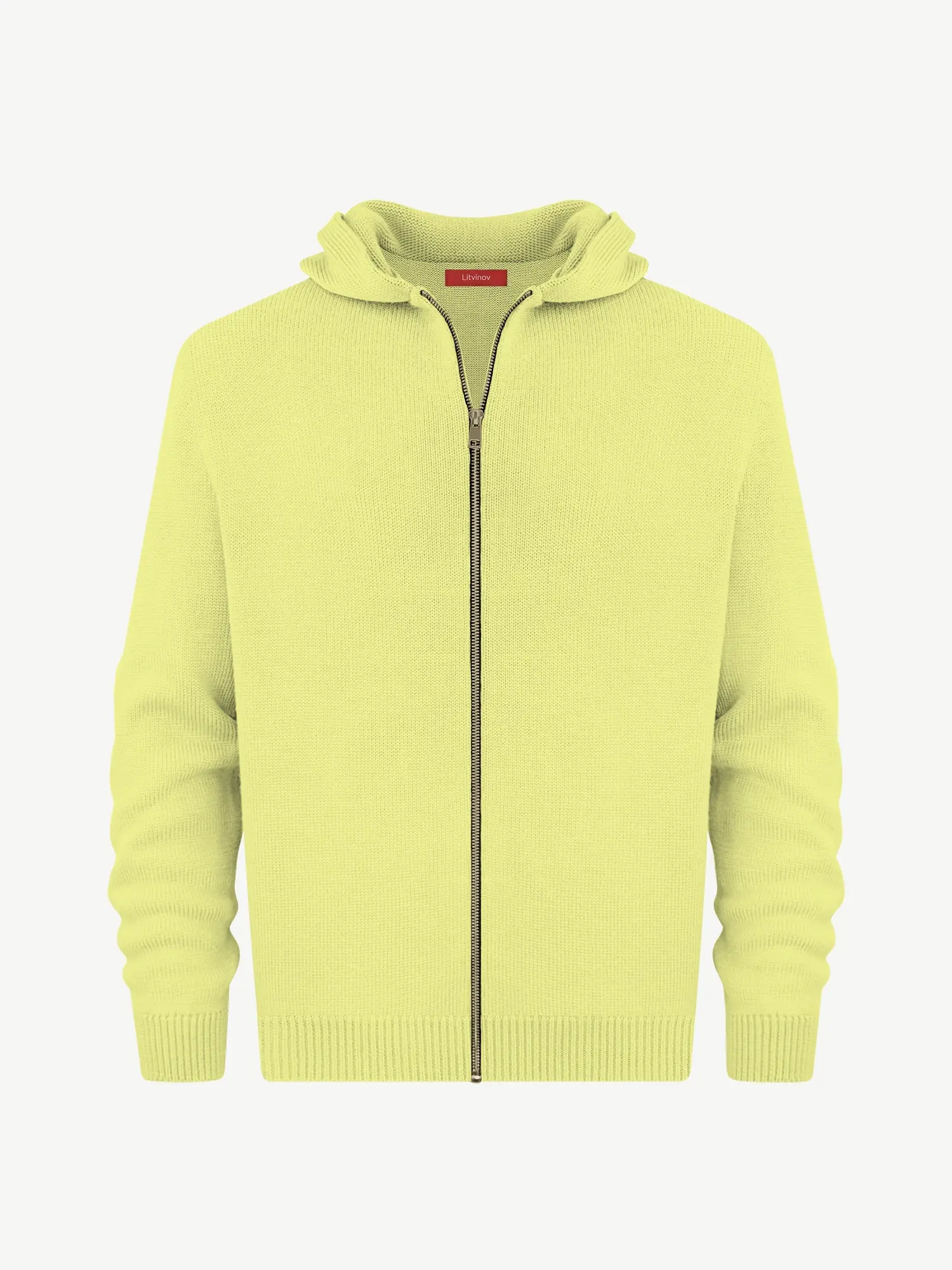 Толстовка на замке из шелка