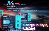 Зарядное устройство SkyRC B6neo+ 240W (DC)/126W (PD) 10A 1-6S LiPo