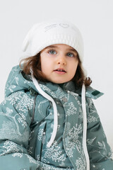 шапка  для девочки  КВ 20220/ш/белый