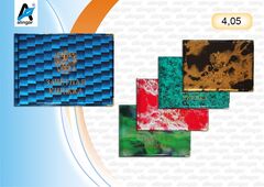 Обложка для зачетной книжки, ПВХ, ассорти, глянец, тиснение золото, 2 уголка