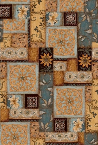 В ПУТИ, ЦВЕТЫ И ФИЛИГРАНЬ - 100% ХЛОПОК