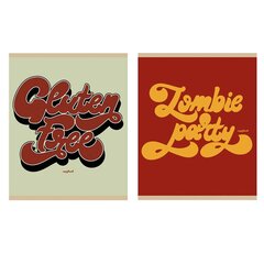 Тетрадь 80л., А5, клетка, Канц-Эксмо "Стильная типографика", скрепка, мелованный картон, 5 дизайнов