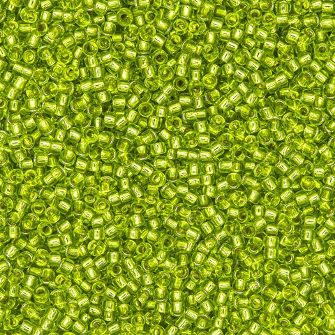 Японский бисер TOHO Round 15/0 (№24), с внутренним серебрением, прозрачный