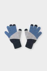 перчатки  для мальчика  КВ 10014/темно-синий