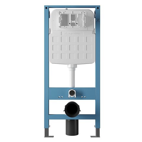 Aqueduto AQDS345T AQD комплект: TECNICA Novo Система инсталляции для подвесного унитаза, RETANGULO Панель смыва, хром, CONE Tornado Унитаз подвесной 525*360 безободковый, Tornado, сиденье с микролифтом, белый глянцевый