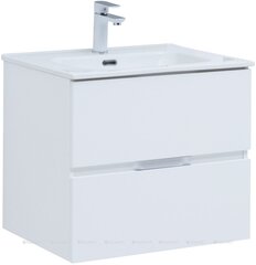 Aquanet 274120 Тумба с раковиной Алвита new 60 2 ящ. цв.белый матовый (274120) фото