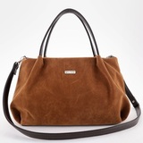 Сумка Саломея 334 эко-замша миндаль