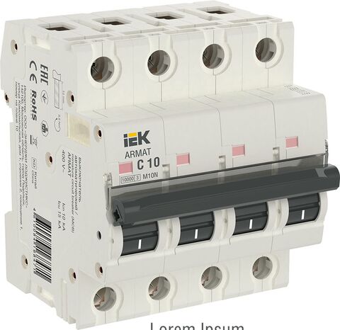 ARMAT Авт. выкл. M10N 4P C 10А IEK