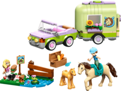 Конструктор LEGO Friends 42695 Horse & Baby Foal Trailer