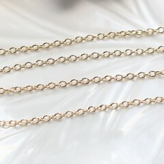 Цепочка 3*2,5 мм, позолота, 4 см, А332-1 (4 см)