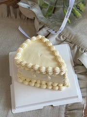 Торт КУСОК 450 гр в стиле ламбет Шоколадный пломбир -MARMELAD x TORT FACTORY