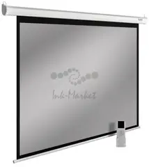 Экран Cactus 150x200см SIlverMotoExpert CS-PSSME-200X150-DG 4:3 настенно-потолочный рулонный темно-серый (моторизованный привод) — фото 3