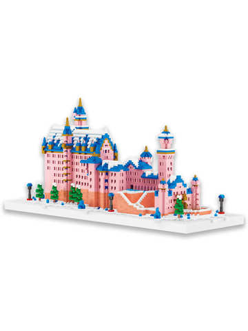 Конструктор Wisehawk Розовый замок 6392 детали NO. 2633 Pink Castle Big Gift Series