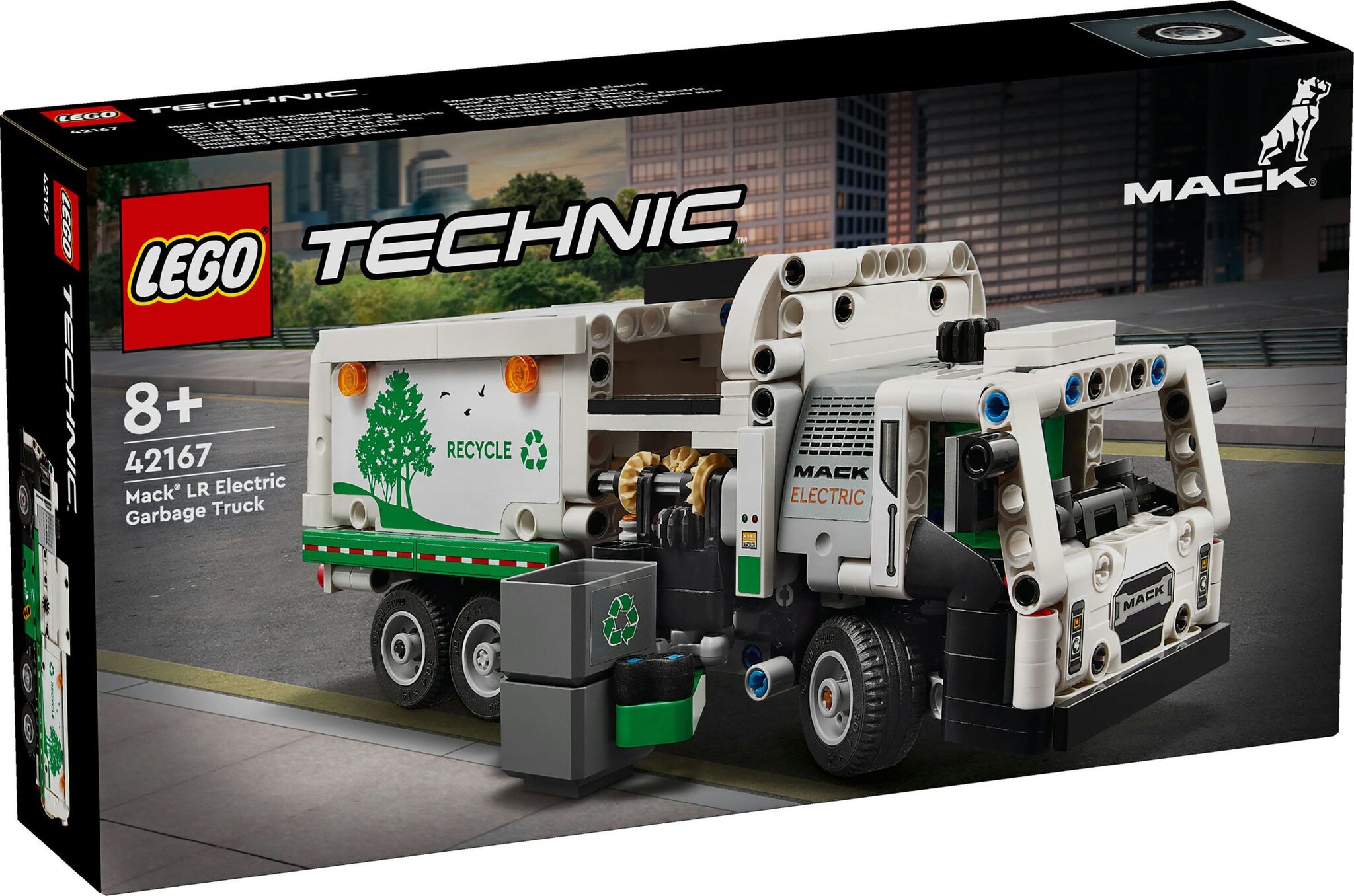 Конструктор LEGO Technic - Электрический мусоровоз Mack LR - Лего Техник  42167 купить в Москве | Доставка по России.