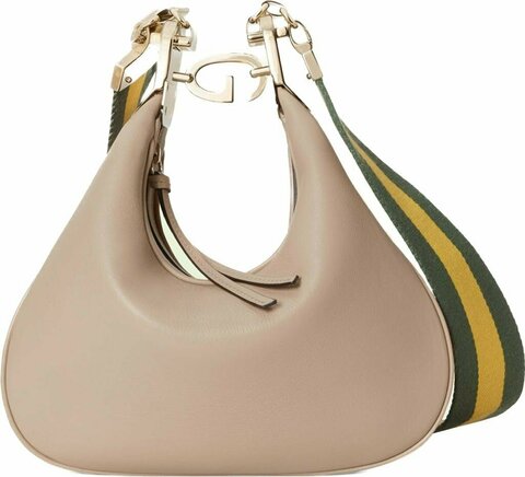 Маленькая сумка через плечо Gucci Attache бежевый