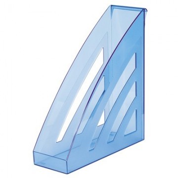 Вертикальный накопитель Attache City пластиковый синий ширина 90 мм