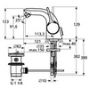 Смеситель для биде однорычажный с донным клапаном Ideal Standard Melange A4268AA