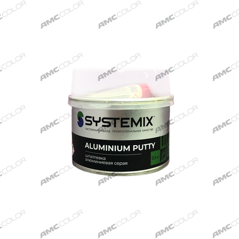 SYSTEMIX Шпатлевка Aluminium putty алюминивая 0,5кг