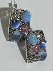 Индира (серьги из серебра)