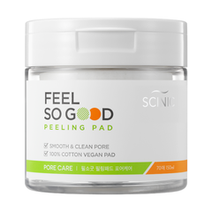Пилинг-спонжи с PHA кислотами Scinic Feel So Good Peeling Pad (Pore Care),70 шт.