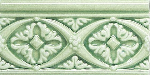 Adex Modernista Relieve Bizantino C/C Verde Claro 7.5x15