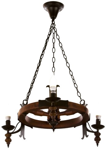 Люстра подвесная Velante Wooden 586-703-03