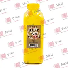 Тонер БУЛАТ s-Line MP C2003H для Ricoh MP C2003, MP C2503, MP C2011 (Жёлтый, банка 190 г)