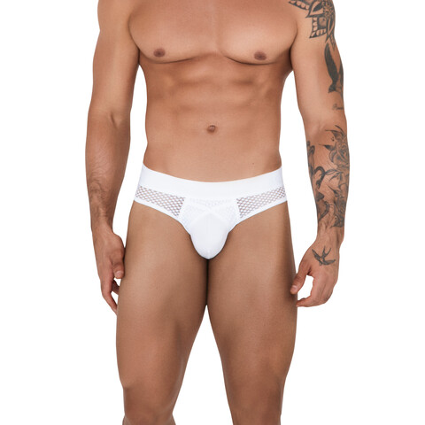 Мужские трусы брифы белые Clever SWIRL BRIEF 153201
