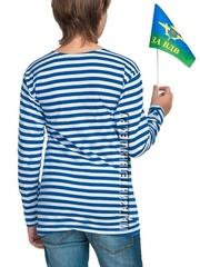 Купить тельняшку ВДВ для мальчика - Магазин тельняшек.ру 8-800-700-93-18Тельняшка детская (голубая полоса) в Магазине тельняшек