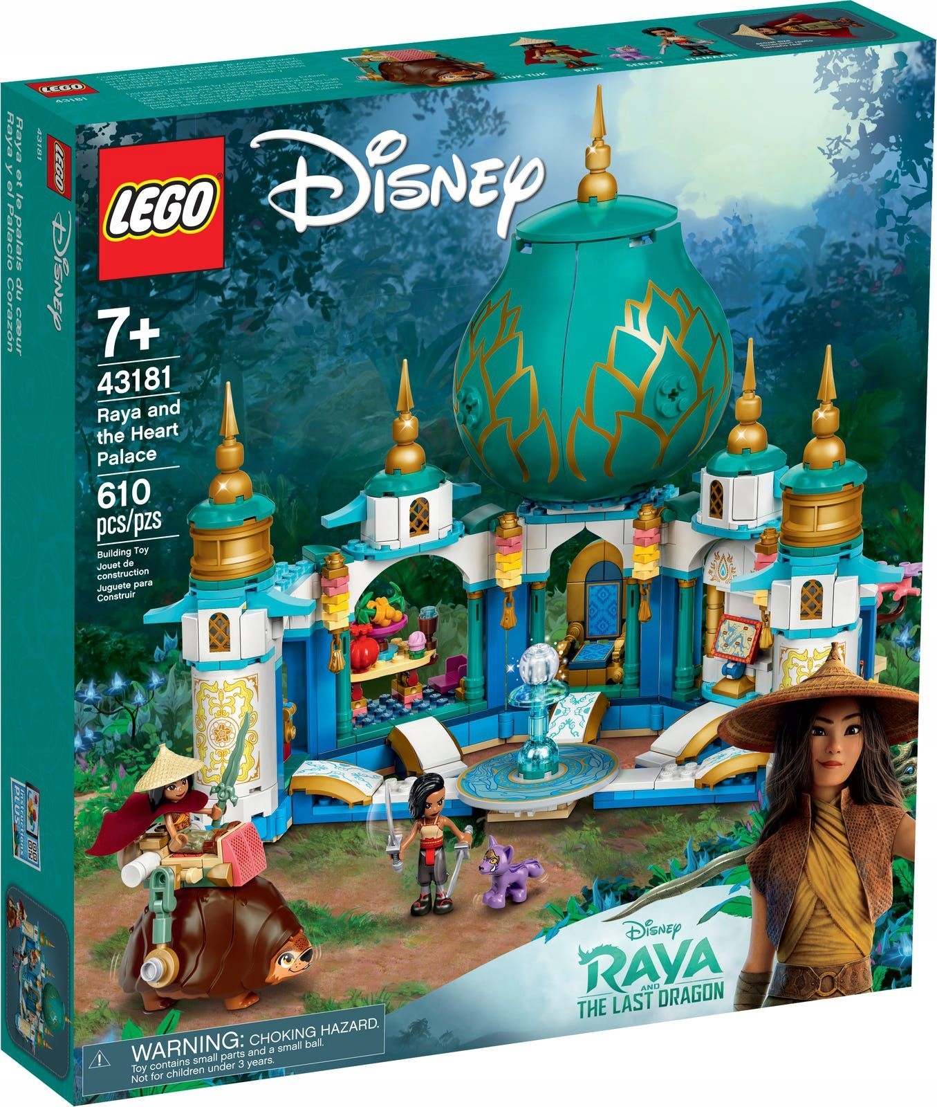 Конструктор Lego Disney Princess 43181 Принцесса Рая и Дворец Сердца купить  в Москве | Доставка по России.