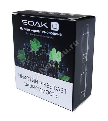 Картриджи SOAK Q 1500 затяжек - Лесная черная смородина (Forest Blackcurrant)