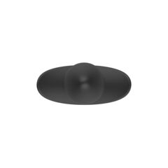 Черная анальная вибропробка Anal Vibrator с пультом ДУ - 13,5 см. - 