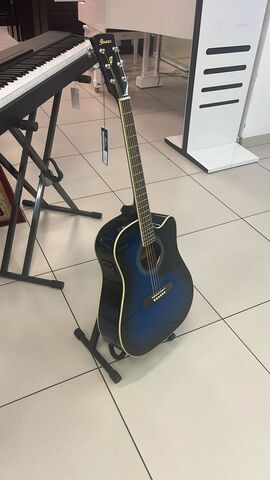IBANEZ PF15ECE-TBS электроакустическая гитара, цвет синий