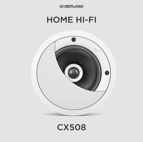 CVGAUDIO CХ508 Двухполосная акустическая система home Hi-Fi класса, 5,25” (133,35mm)/ 3/4” (19mm), мощность 30W RMS / 60W max – 8ohm, две лицевых сетки (с рамкой / безрамочная)