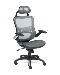 Кресло офисное MESH-1 — серый