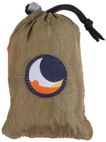 Картинка сумка складная Ticket to the Moon eco bag large Brown/Orange - 3