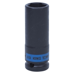 KING TONY (443520M) Головка торцевая ударная глубокая шестигранная 1/2", 20 мм
