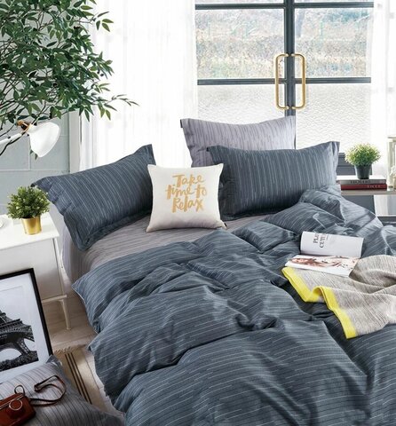 Постельное белье 2 спальное евро Asabella 1784-6