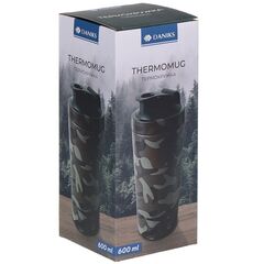 Термокружка нерж, 0.6 л, Daniks, камуфляж, YTCT035-7-mil-black