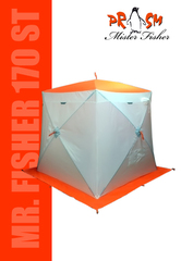 Купить зимнюю палатку для рыбалки ПИНГВИН MrFisher 170ST (2-слойная) недорого.