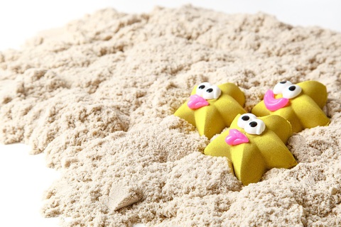 Кинетический песок 1 кг, желтый - Kinetic Sand™