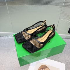 Bottega Veneta Stretch Lace-Up Sandal