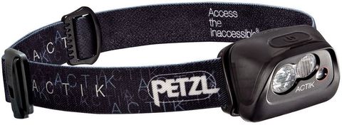 Картинка фонарь налобный Petzl Actik Черный - 1