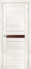 Дверь PSN- 3 / Цвет Бьянко антико / кофе лакобель / Двери PROFILO PORTE