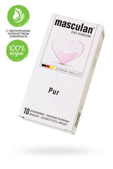 Супертонкие презервативы Masculan Pur - 10 шт.