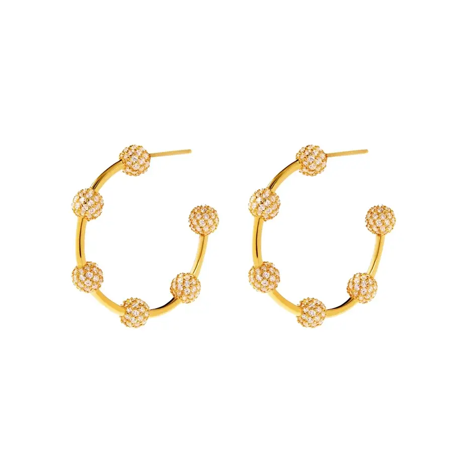 

Серьги Big Orbital Ring Earrings - Gold