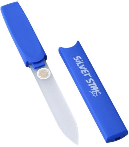 Стеклянная пилка в пластиковом чехле АТ-211(12,5 см) Silver Star
