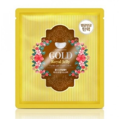 [KOELF] Маска д/лица гидрогел. с золотом и маточным молочком GOLD & ROYAL JELLY MASK, 30 гр